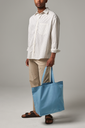 Torba Maxi z Bawełny Organicznej - Indigo Blue