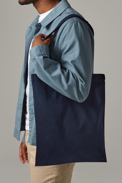 Torba bawełniana na ramię 10L - Dusty Green