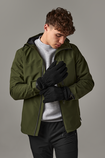 Rękawiczki termiczne Thinsulate™ z polarową podszewką - Black