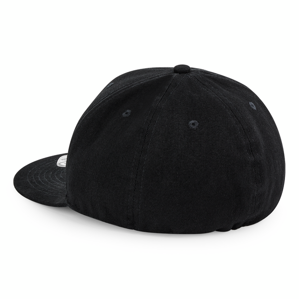Czapka z płaskim daszkiem 6-panelowa - Black