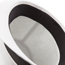 Kapelusz fedora unisex - White & Black