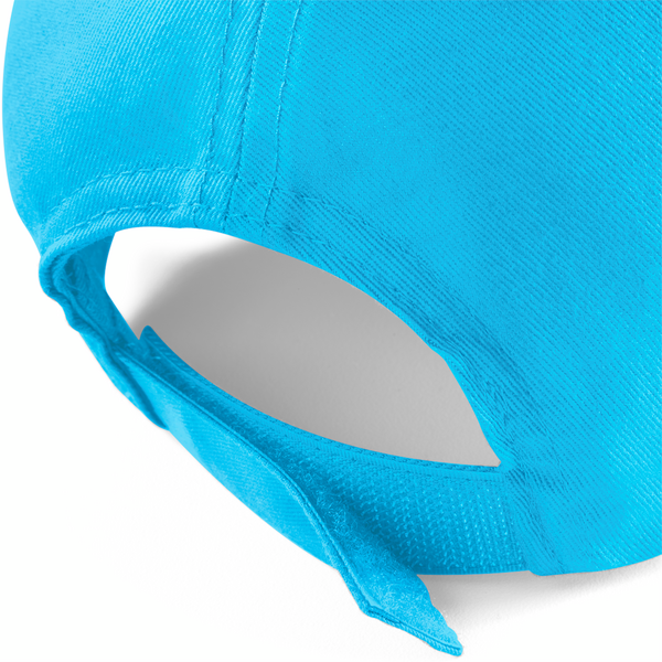 Czapka 5‑panelowa bawełniana z regulacją - Surf Blue