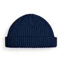 Czapka beanie prążkowana z wywijanym brzegiem - French Navy