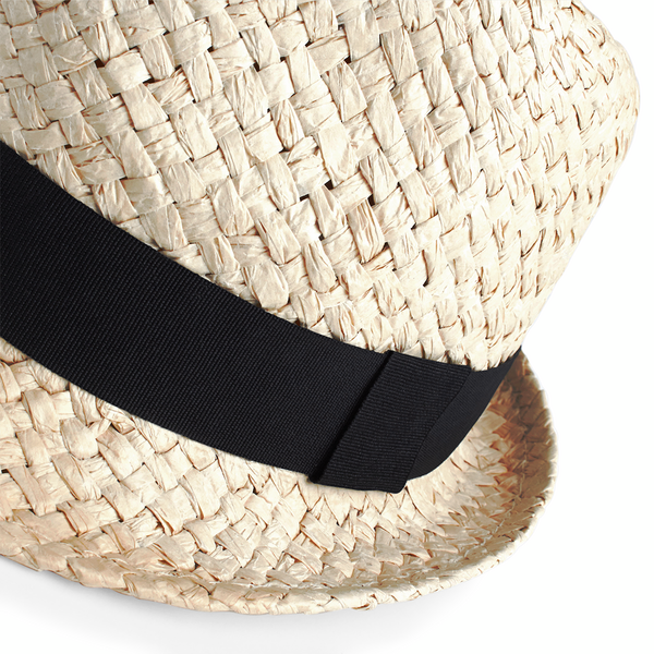 Kapelusz Trilby słomkowy unisex - Natural