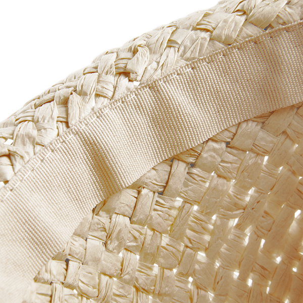 Kapelusz Trilby słomkowy unisex - Natural