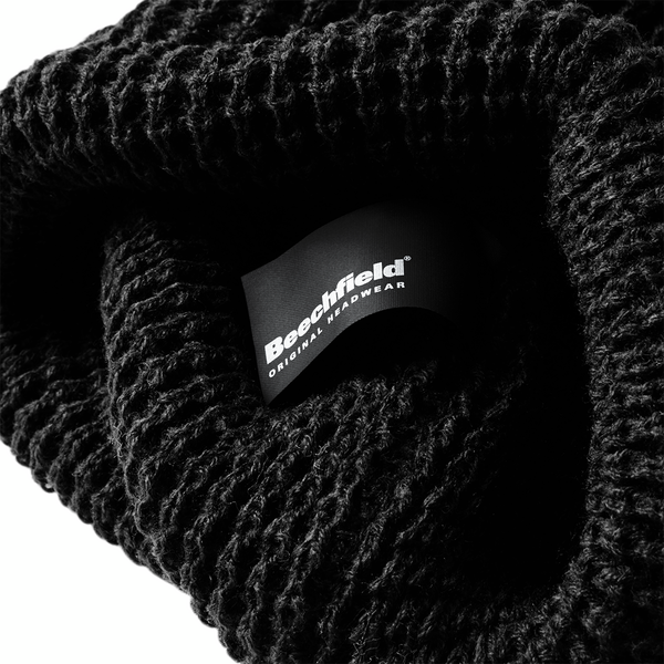 Czapka dzianinowa z grubym splotem - Black