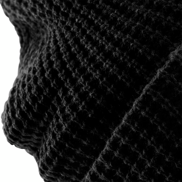 Czapka dzianinowa z grubym splotem - Black