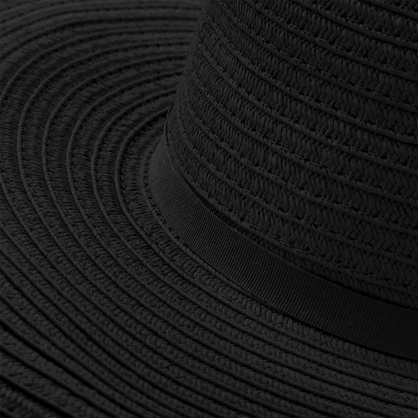 Kapelusz przeciwsłoneczny z szerokim rondem - Black