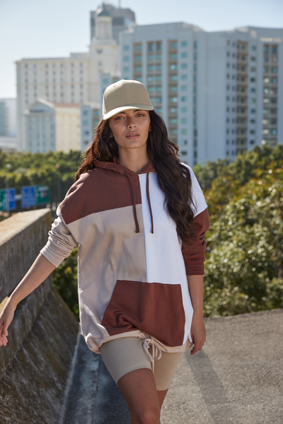 Czapka 6‑panelowa z zakrzywionym daszkiem - Light Grey