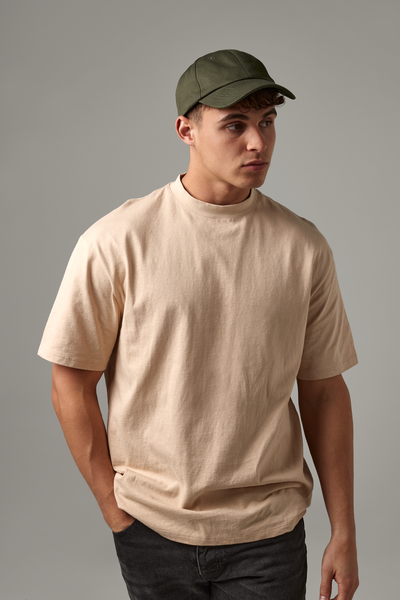 Czapka bejsbolowa 6-panelowa bawełniana - Military Green