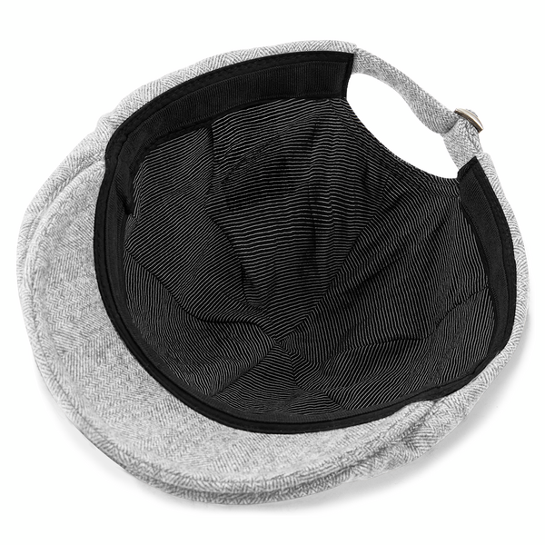 Kaszkiet unisex z podszewką - Light Grey