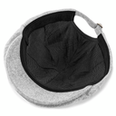 Kaszkiet unisex z podszewką - Light Grey