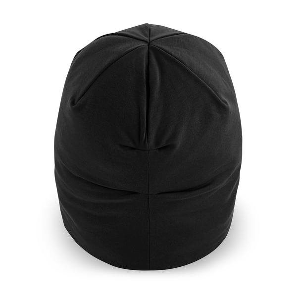 Bawełniana Czapka Beanie Dwuwarstwowa - Black