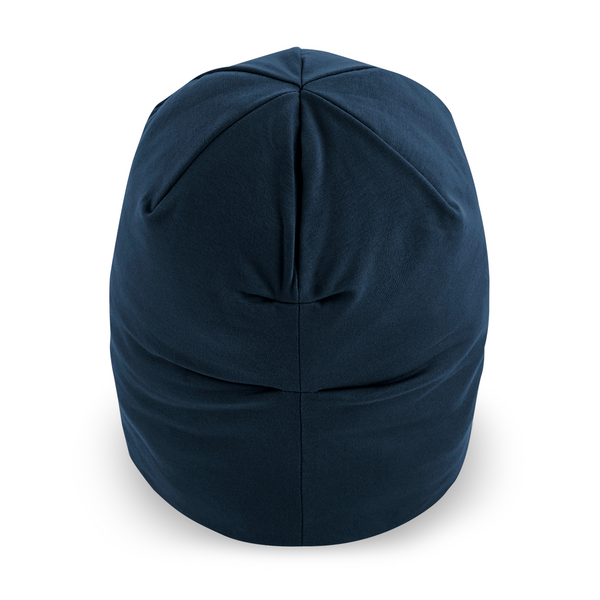 Bawełniana Czapka Beanie Dwuwarstwowa - French Navy