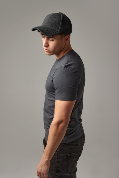 Czapka baseballowa jersey 6-panelowa - Heather Grey