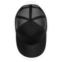 Czapka Trucker z Zamszowym Daszkiem - Black
