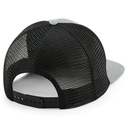 Truckerka 6‑panelowa z płaskim daszkiem - Grey & Black