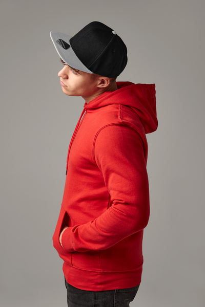 Czapka snapback 6-panelowa z płaskim daszkiem - Black