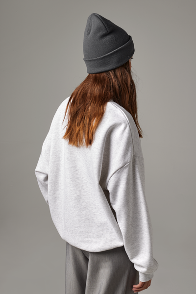 Czapka dzianinowa z recyklingu, wywijana - Graphite Grey