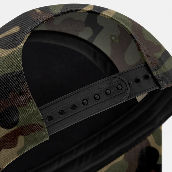 Czapka 5‑panelowa z wymienną naszywką - Jungle Camo