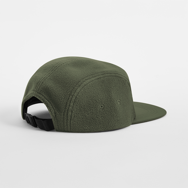 Czapka Fleece 5-Panel z Recyklingu - Olive Green