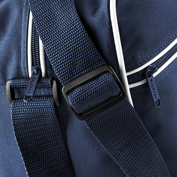 Torba na ramię retro 18L - French Navy & White