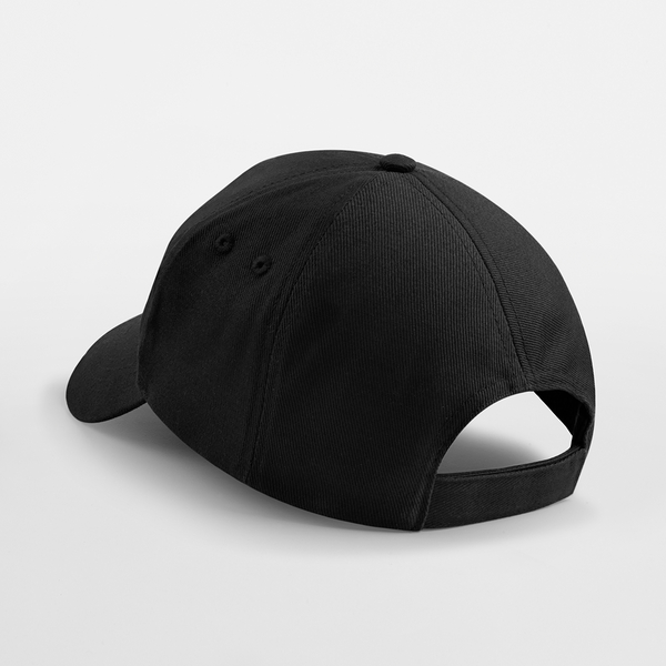 Czapka 5-panelowa bawełniana z rzepem - Black