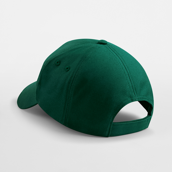 Czapka 5-panelowa bawełniana z rzepem - Bottle Green
