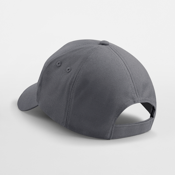 Czapka 5-panelowa bawełniana z rzepem - Graphite Grey