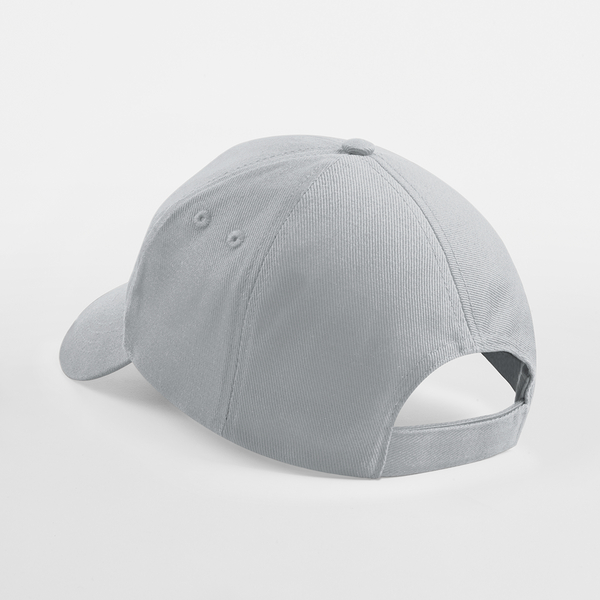 Czapka 5-panelowa bawełniana z rzepem - Light Grey