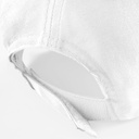 Czapka 5-panelowa bawełniana z rzepem - White