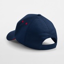 Czapka 5-panelowa z daszkiem sandwich - French Navy & Classic Red