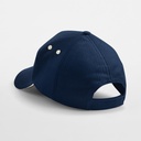 Czapka 5-panelowa z daszkiem sandwich - French Navy & Putty