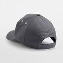 Czapka 5-panelowa z daszkiem sandwich - Graphite Grey & Oyster Grey
