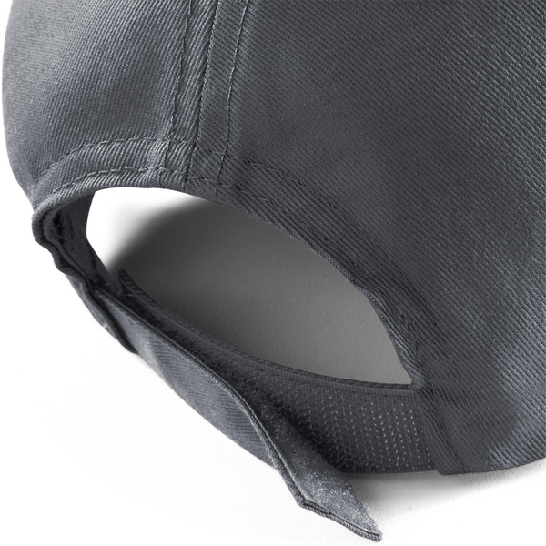 Czapka bawełniana Grand Prix z haftem - Graphite Grey