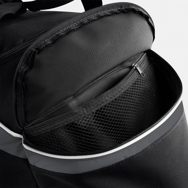 Torba sportowa 54L z kieszeniami - Black & Graphite Grey