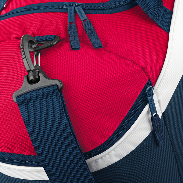 Torba sportowa 54L z kieszeniami - French Navy & Classic Red