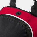 Plecak sportowy 21L z odblaskami - Black & Classic Red