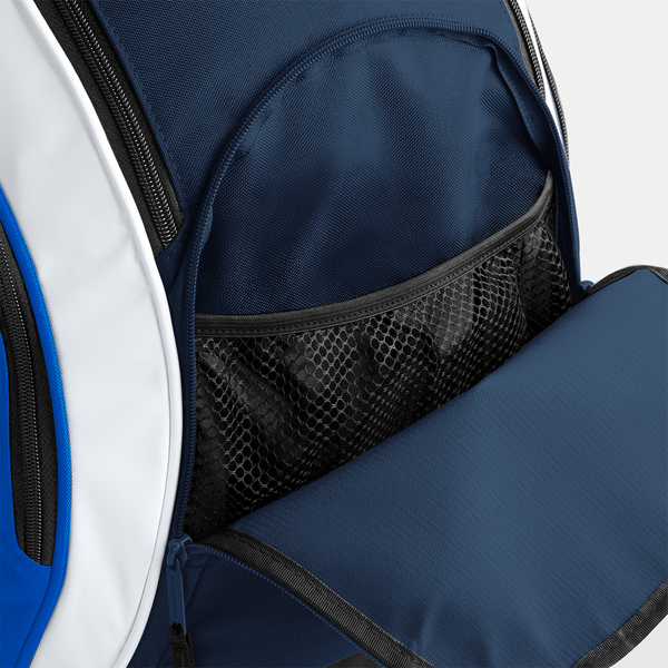 Plecak sportowy 21L z odblaskami - French Navy & Bright Royal