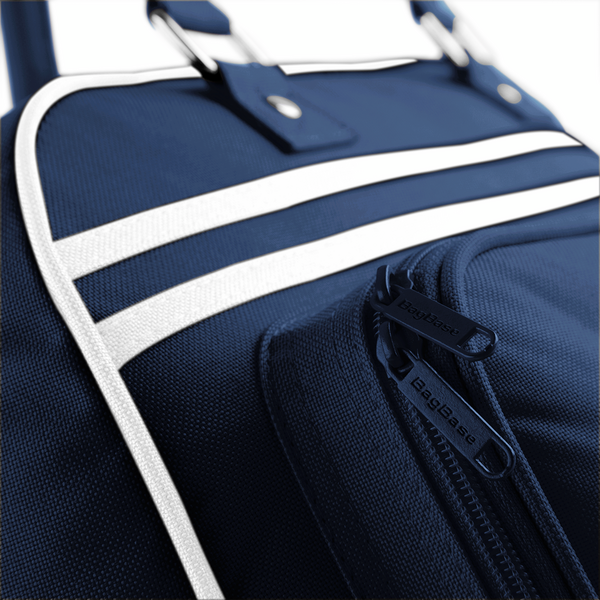 Torba Retro Bowling 23L - French Navy & White