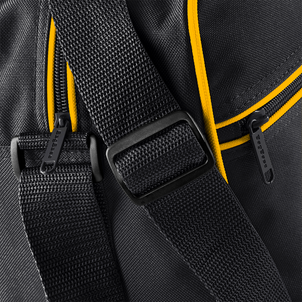 Torba na ramię retro 18L - Black & Gold