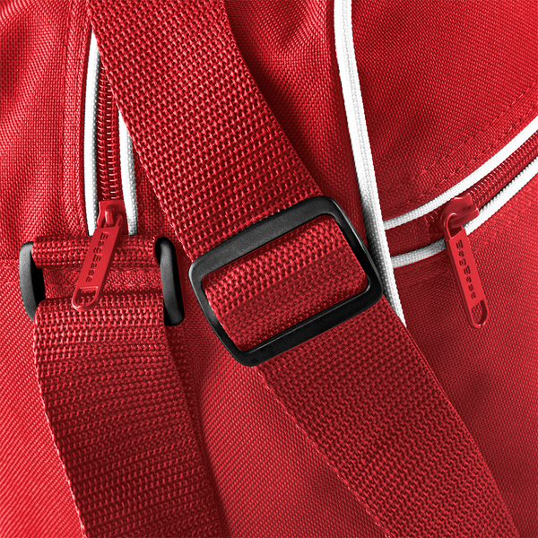 Torba na ramię retro 18L - Classic Red & White