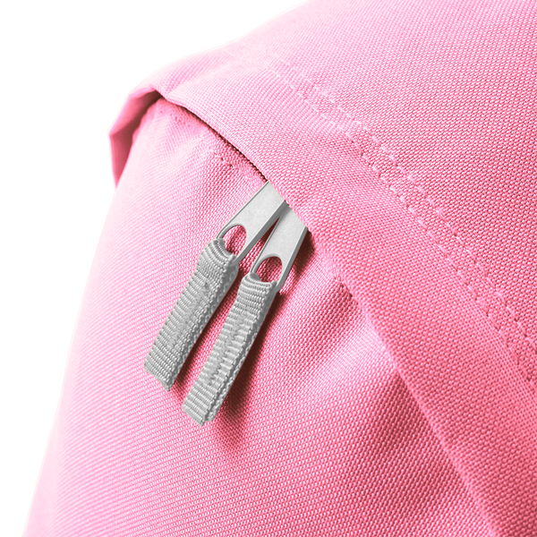 Plecak dziecięcy 12L z kieszenią - Classic Pink & Light Grey