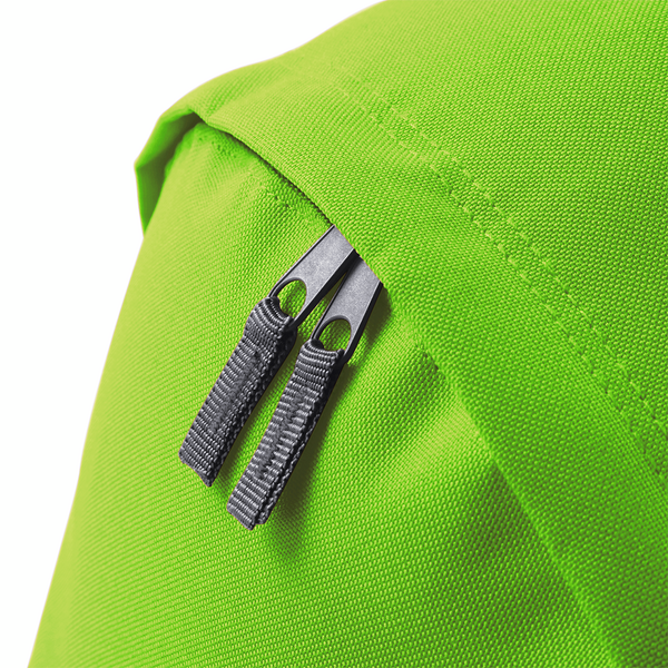 Plecak dziecięcy 12L z kieszenią - Lime Green & Graphite Grey