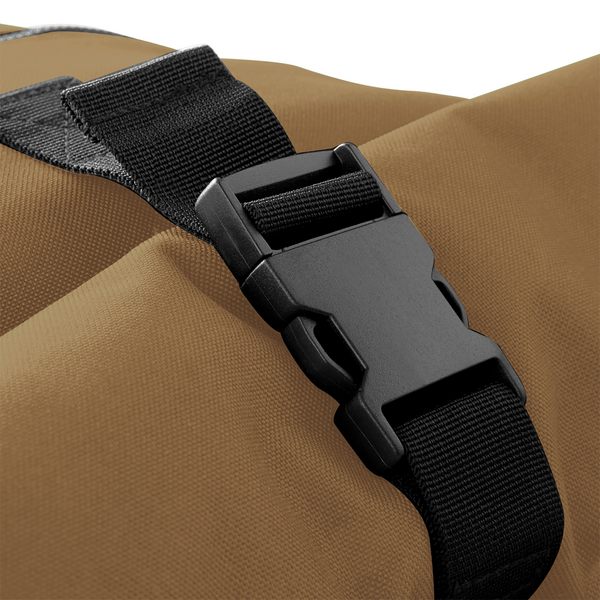 Plecak Roll-Top 20L z Kieszenią na Laptopa - Caramel