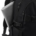Plecak Old School na Laptopa 17” z Mocowaniem na Deskę - Black