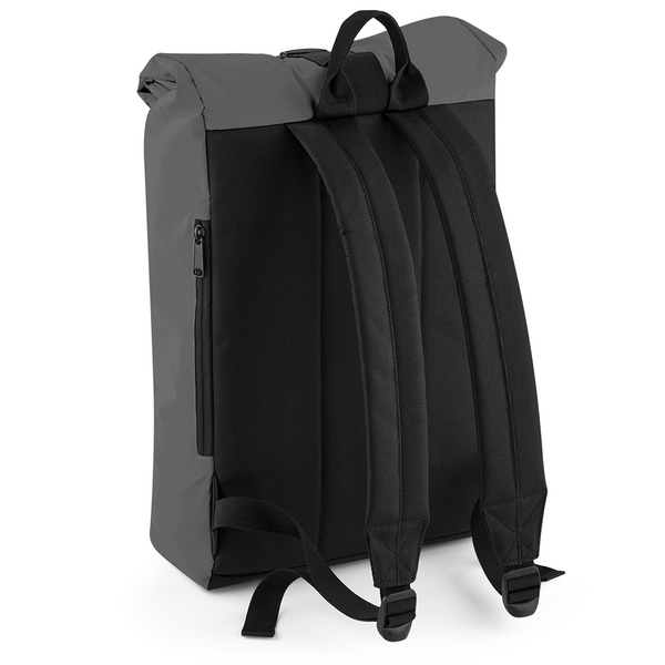 Plecak Roll-Top Odblaskowy 15L - Black Reflective