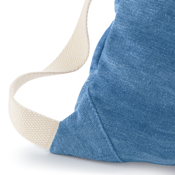 Workoplecak bawełniany denim - Light Denim