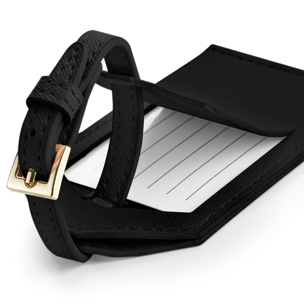 Zestaw Podróżny dwuczęściowy ze skóropodobnym wykończeniem - Black