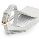 Zestaw Podróżny dwuczęściowy ze skóropodobnym wykończeniem - Soft Grey